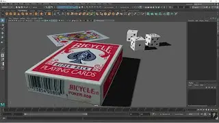 Learning Maya -Unwrapping and Mapping a Playing card Box
