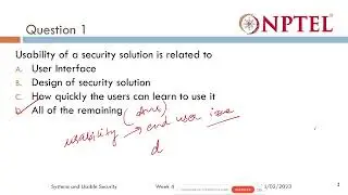 Live Session 4 on Systems and Usable Security
