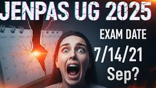 JENPAS UG 2025 Exam Date 😨😨 September? | Latest Updates & Analysis #anmgnm #jenpasug 