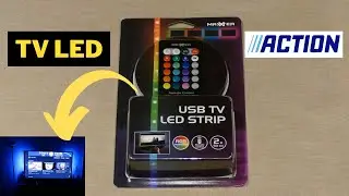 Jak tanio podświetlić TV? Tasma LED na USB z Action za 5 Euro.
