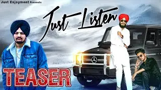 Just Listen || Teaser || Sidhu Moose wala || Latest Punjabi Song 2020 || Arsh Nagra
