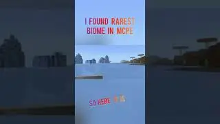 I FOUND THE RAREST BIOME IN MCPE🤯🤯🤯🤯
