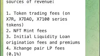 X7Finance Einkommensstr&ouml;me kurz erkl&auml;rt + Abverk&auml;ufe durch Token Unlocks von #ARB, #MATIC, #OPT,...