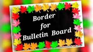 Create a Crafty Bulletin Board Border in Minutes!/Borders for Decoration Classroom Board