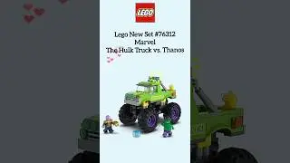 Lego New Set #76312 Marvel The Hulk Truck vs. Thanos