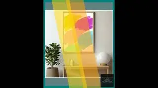 Colorful Brush Strokes Digital Wall Art - Instant Download - 18x24 Poster Size