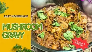 मशरूम की ग्रेवी बनाने की ये आसान और स्वादिष्ट रेसिपी जरूर ट्राई करें। Mushroom gravy recipe 🍄#food 