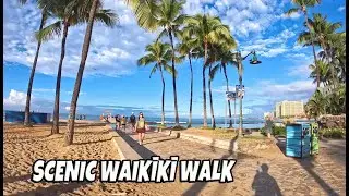 Scenic Waikīkī Walk 🌴 Kaimana Beach to Kapaemahu | Honolulu (Jan 12, 2026)