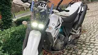 Installing a rally tower on the Yamaha xt660r