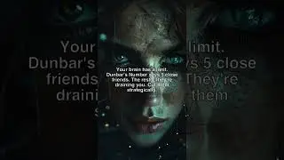 Your brain has a limit. Dunbar's Number says 5 clo... #Shorts