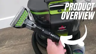 Bissell Little Green Max Pet Portable Pet And Upholstery Cleaner Unboxing Overview