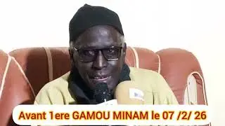 Avant 1ere GAMOU MINAM  LE  07 / 2 / 2026
