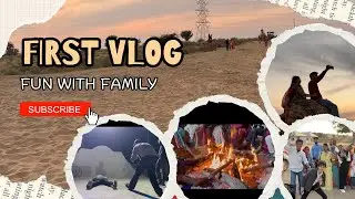 My first vlog with family #vlog #desert #funny #viral #youtube #firstvlog #accident #dance #video 