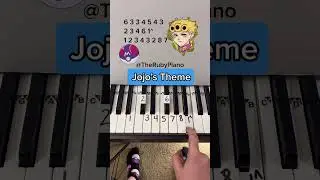 Jojo Piano Easy Tutorial