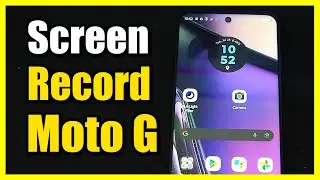 How to Screen Record on Moto G Stylus 5g (Easy Tutorial)