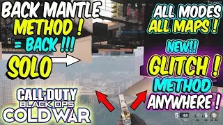 Black Ops COLD WAR Best Glitches SOLO Back MANTLE METHOD Wallbreach ANYWHERE!!  ALL MODES PS4 1.01