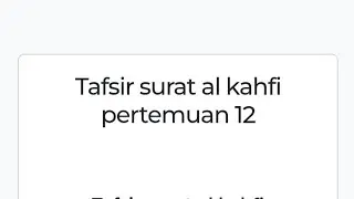 Tafsir surat al kahfi pertemuan 12