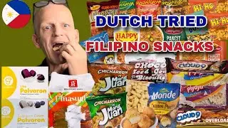 FOREIGNER TRIES FILIPINO SNACKS MUKBANG!! DUTCH|FILIPINA COUPLE