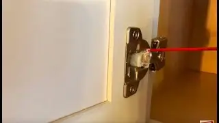 How to fix a loud scratchy cabinet door hinge - FAST & EASY!