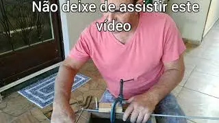como cortar um peda&ccedil;o da barra de rosca infinita sem perder a rosca