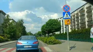 Driving in Warsaw - Włochy / Ursus districts (boroughs)