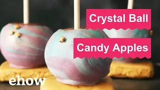 Crystal Ball Candy Apples for a Magical Fall Treat