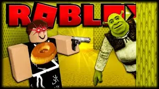 CAÇANDO SHREK NAS BACKROOMS!! - ROBLOX Shrek in the Backrooms
