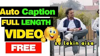 Full Length Hindi Ai Captions & Subtitles In Capcut App | How To Add Auto Caption In One Click