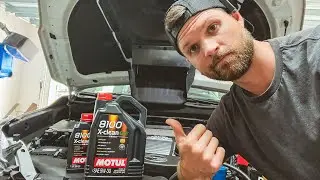 Motul 8100 X-Clean in the Subie