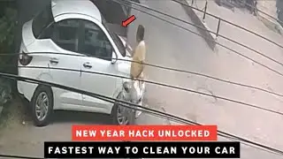 LIVE FASTEST WAY TO CLEAN YOUR CAR IN SECONDS |  SECRET HACK TO CLEAN YOUR CAR | WINDOW WIPER UP