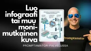 Infograafin tai muun tekstirikasteisen kuvan luonti Promptamatorissa Nano Banana Pro:lla!