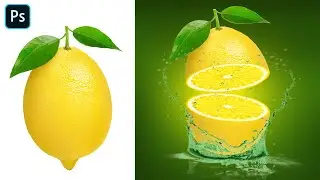 Lemon Slice Effect | Fruit Manipulation Photoshop Tutorial