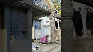 Round pillar design Building house round pillar design বিল্ডিং বাড়ির রাউন্ড পিলার ডিজাইন #shorts