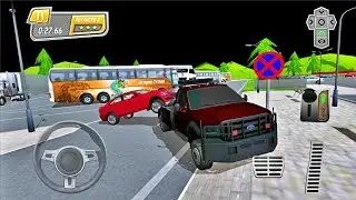 Tow-Truck Car Driving in Gas Station: Car Parking Sim - Best Android Gameplay