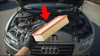 Audi A4 / A5 B8 Luftfilter wechseln | Einfach & schnell selbst gemacht!