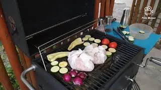 Grillezett csirkemell faszénen sütve.. 👍🍻