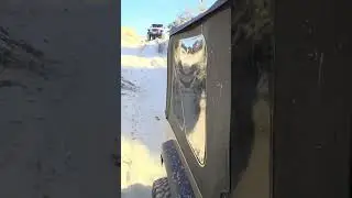 jeep pov... she flew in behind us