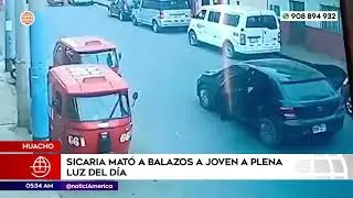 Huacho: Sicaria mat&oacute; a balazos a joven a plena luz del d&iacute;a