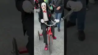 #romics #2023 a #roma #cosplay con triciclo #shorts