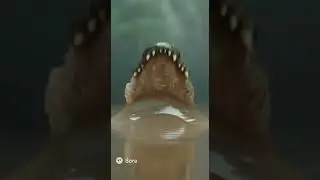 A peaceful swim turns deadly when a massive crocodile attacks. #AlligatorAttack #AmazonJungle