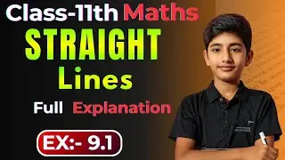Class 11 Maths NCERT | Chapter 9 Straight Lines | Exercise 9.1 | Full Explanation | Bilingual
