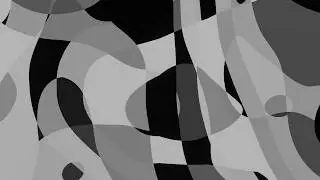 Monochrome Hypnotic Loop - Black & White Geometric Visuals (4K)