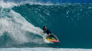 Mason Ho, James Kusitino, Westen Hirst & Friends Surfing Desert Point 