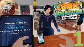 Comic Book Store Simulator Gameplay Part 1 (Android/Ios) #gameplay #simulator #comics 