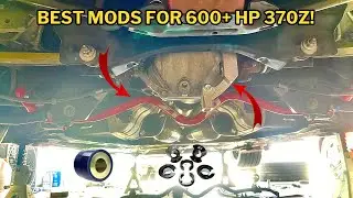 Nissan 370z Z1 Sway Bars + Diff bushings + Diff Brace Install
