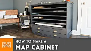How to make a Map Cabinet // Woodworking | I Like To Make Stuff