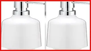 Umbra Step Liquid Soap Pump Dispenser, Also Works With Hand Sanitizer, Easy to Refill