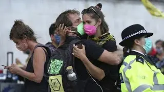 Climate protesters return to the streets of Europe's capitals
