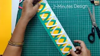 Two - Minutes Design for Bulletin Board Border | DIY