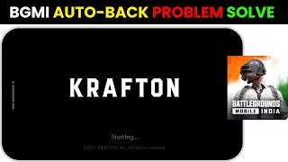 Bgmi Auto Back Problem Fix 2024 || Bgmi Auto Back Problem New Update